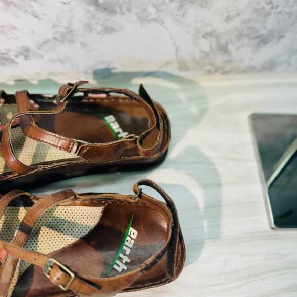 Earth Kalso Womens Oasis Open Toe Sandals Slingback Leather Strappy Size 6 B - Picture 4 of 6